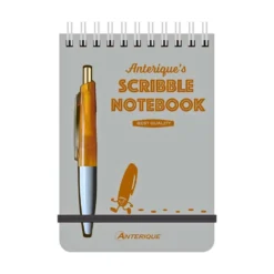 Anterique Scribble Notebook B7 White Premium Paper with Ballpoint Pen