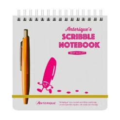 Anterique Scribble Notebook Square Coloured Paper with Ballpoint Pen