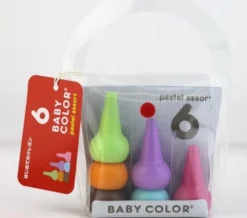 Aozora Baby Colour Crayon - Pastel Colours [6 crayons]