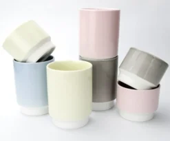 Asemi Hasami Cups Large - Light Blue