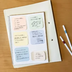 Beverly Marumi Grid Sticky Notes – Pale Colour Pads
