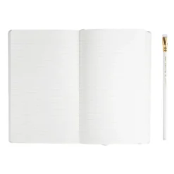 Blackwing Slate A5 Notebook + Pencil - White