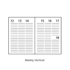 Ciak 2027 Classic Vertical Weekly Planner A5