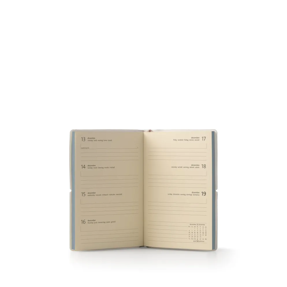 Ciak 2027 Trend Horizontal Weekly Planner – Compact Pastel Diary (10 x 15cm)