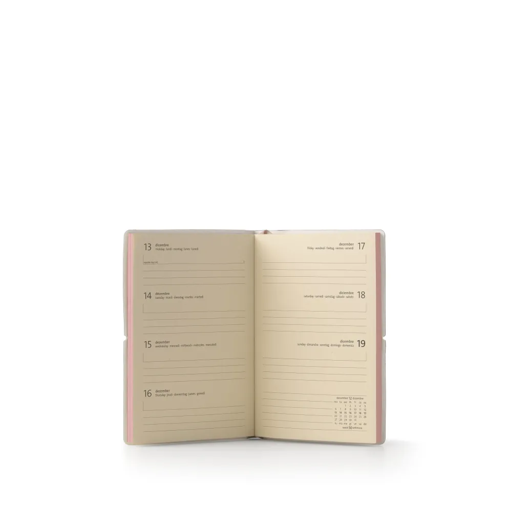 Ciak 2027 Trend Horizontal Weekly Planner – Compact Pastel Diary (10 x 15cm)
