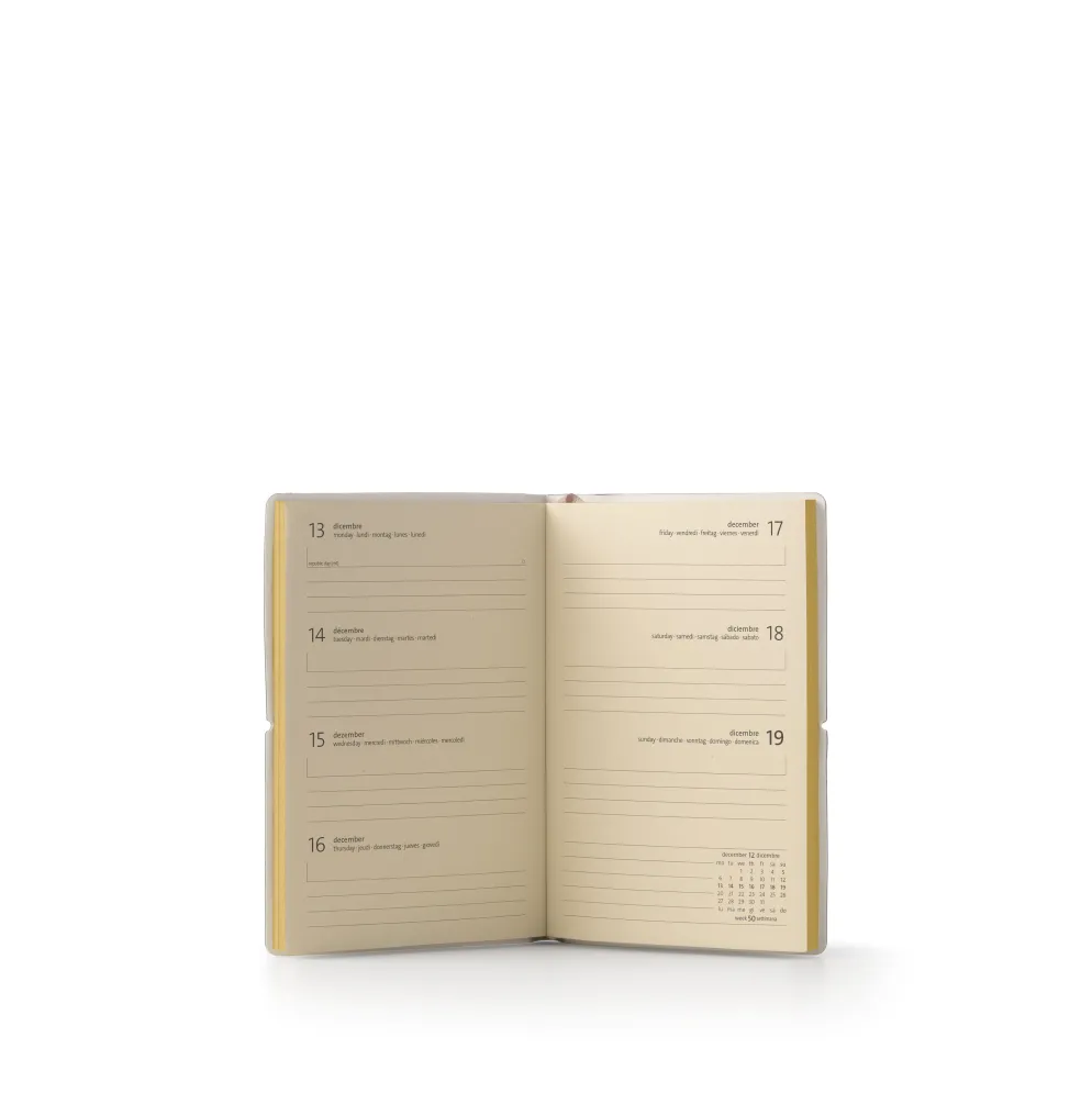 Ciak 2027 Trend Horizontal Weekly Planner – Compact Pastel Diary (10 x 15cm)