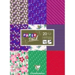 Clairefontaine Paper Touch- printed sheets- Hiver Floral