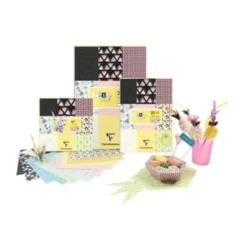 Clairefontaine Paper Touch- printed sheets- Geometric Fruit Design
