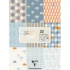 Clairefontaine Paper Touch- printed sheets- Rain Design