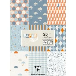 Clairefontaine Paper Touch- printed sheets- Rain Design