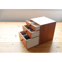 Classiky Tsuga Wood Three Drawer Box