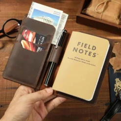 Crazy Horse Leather Pocket Notebook Cover (Fits Field Notes)