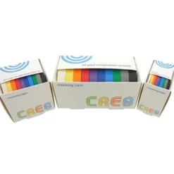 Cre8 Solid Coloured Masking Tape, Box of 10, 6mm