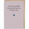 Deadpan Card "A Year Has Passed Birthday"