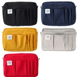 Delfonics Cotton Canvas Utility Pouch (M) — 14 Pockets