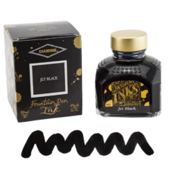 Diamine Ink Bottle 80ml — Black Colours