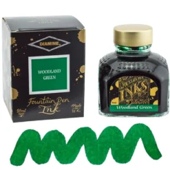 Diamine Ink Bottle 80ml — Green Colours