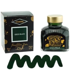 Diamine Ink Bottle 80ml — Green Colours