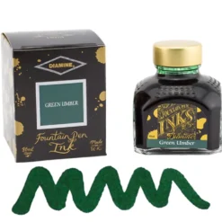 Diamine Ink Bottle 80ml — Green Colours