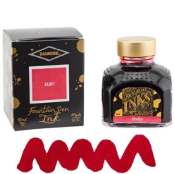 Diamine Ink Bottle 80ml — Red Colours