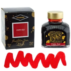 Diamine Ink Bottle 80ml — Red Colours