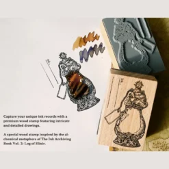 Dominant Industry Wood Stamp