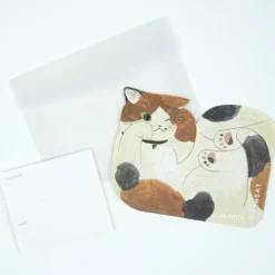 Greeting Life Birthday Birthday Gyukyu Neko Card