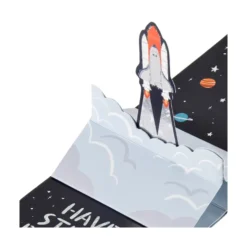 Greeting Life Birthday UMA Pop-up Mini Card – Rocket