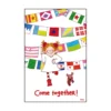 Greeting Life Coco-chan Postcard - Flag