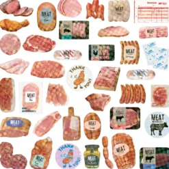 Haco Stickers Box of Seal Stickers — Meat