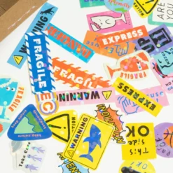 Haco Stickers Box of Seal Stickers — Attention/Caution