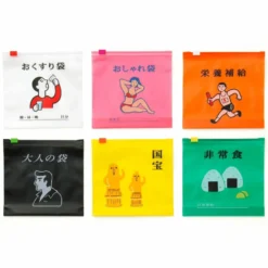 Hightide New Retro Zipper Bag M (Pack of 6)