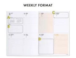 Hightide 2026 Iris B6 Weekly Block Diary