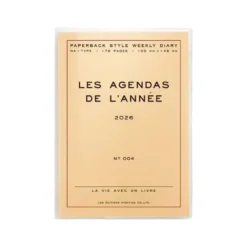 Hightide 2026 Les Agendas De L’Année A6 Block Weekly Diary