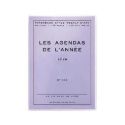 Hightide 2026 Les Agendas De L’Année A6 Block Weekly Diary