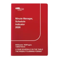 Hightide 2026 Minute Manager A5 Weekly Diary