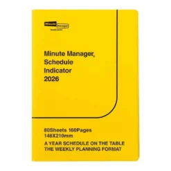 Hightide 2026 Minute Manager A5 Weekly Diary