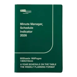 Hightide 2026 Minute Manager A5 Weekly Diary
