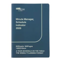 Hightide 2026 Minute Manager A5 Weekly Diary