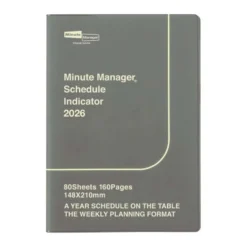 Hightide 2026 Minute Manager A5 Weekly Diary