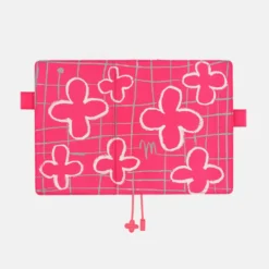 Hobonichi 2026 A5 Cousin Cover: Makoto Matsubayashi - Pink Flowers