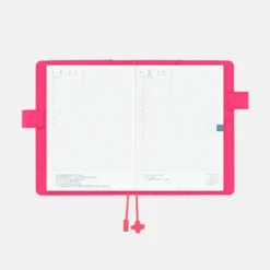 Hobonichi 2026 A5 Cousin Cover: Makoto Matsubayashi - Pink Flowers