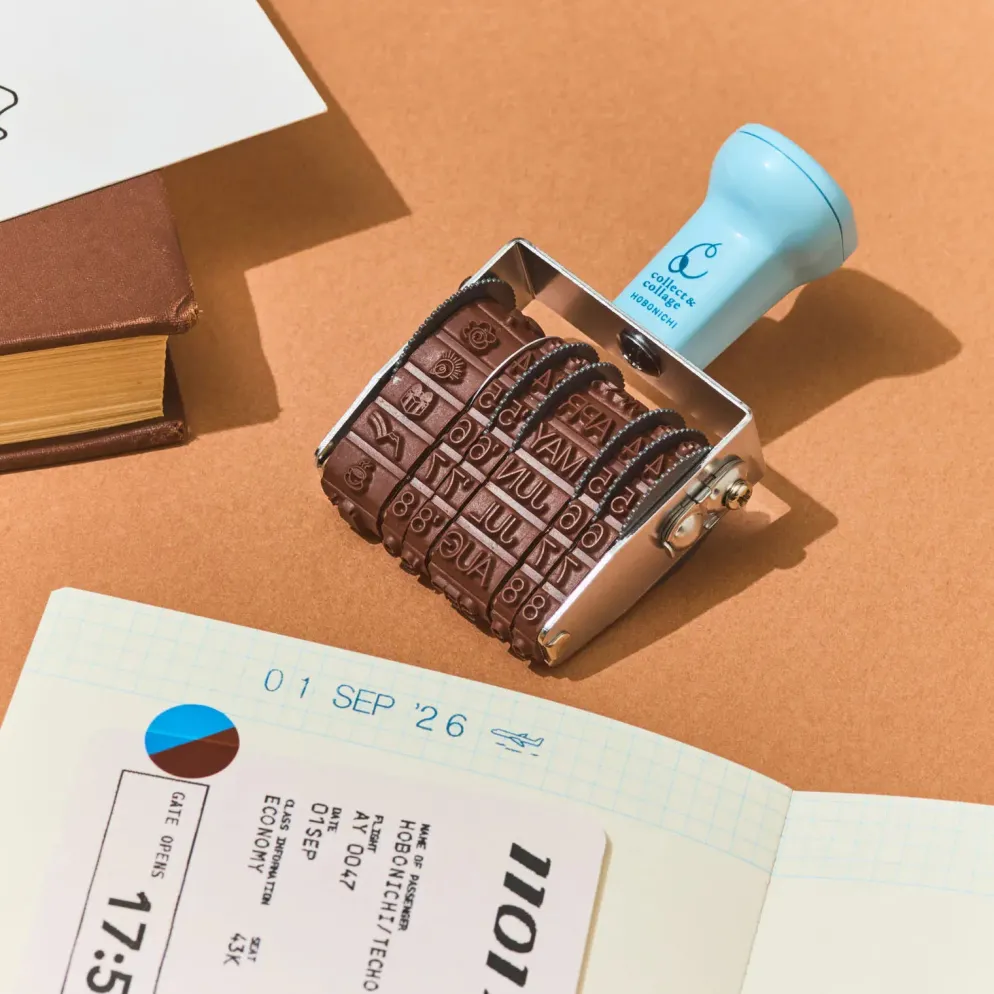 Hobonichi 2027 Accessories: Collect & Collage - Daily Memories - Rotating Stamp