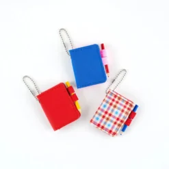Hobonichi 2027 Accessories: Hobonichi Techo Mini Keychain (Blue x Pink)