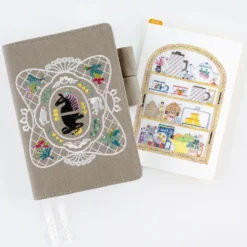 Hobonichi 2026 Accessories: iyo okumi - Hobonichi Pencil Board for A6 Size (Happy Tea Time - Teapot Shelf)