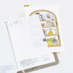 Hobonichi Accessories: iyo okumi - Hobonichi Pencil Board for A5 Size (Happy Tea Time - Taste Good)