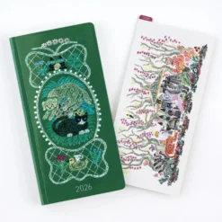 Hobonichi Accessories: iyo okumi - Hobonichi Pencil Board for A5 Size (Happy Tea Time - Taste Good)