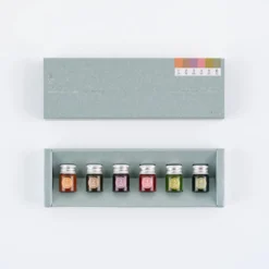 Hobonichi 2027 Accessories: Kakimori x TSUKI no IRO - Mini Ink Bottle Set (Jul-Dec)