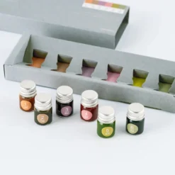 Hobonichi 2027 Accessories: Kakimori x TSUKI no IRO - Mini Ink Bottle Set (Jan-Jun)