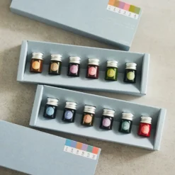Hobonichi 2027 Accessories: Kakimori x TSUKI no IRO - Mini Ink Bottle Set (Jan-Jun)